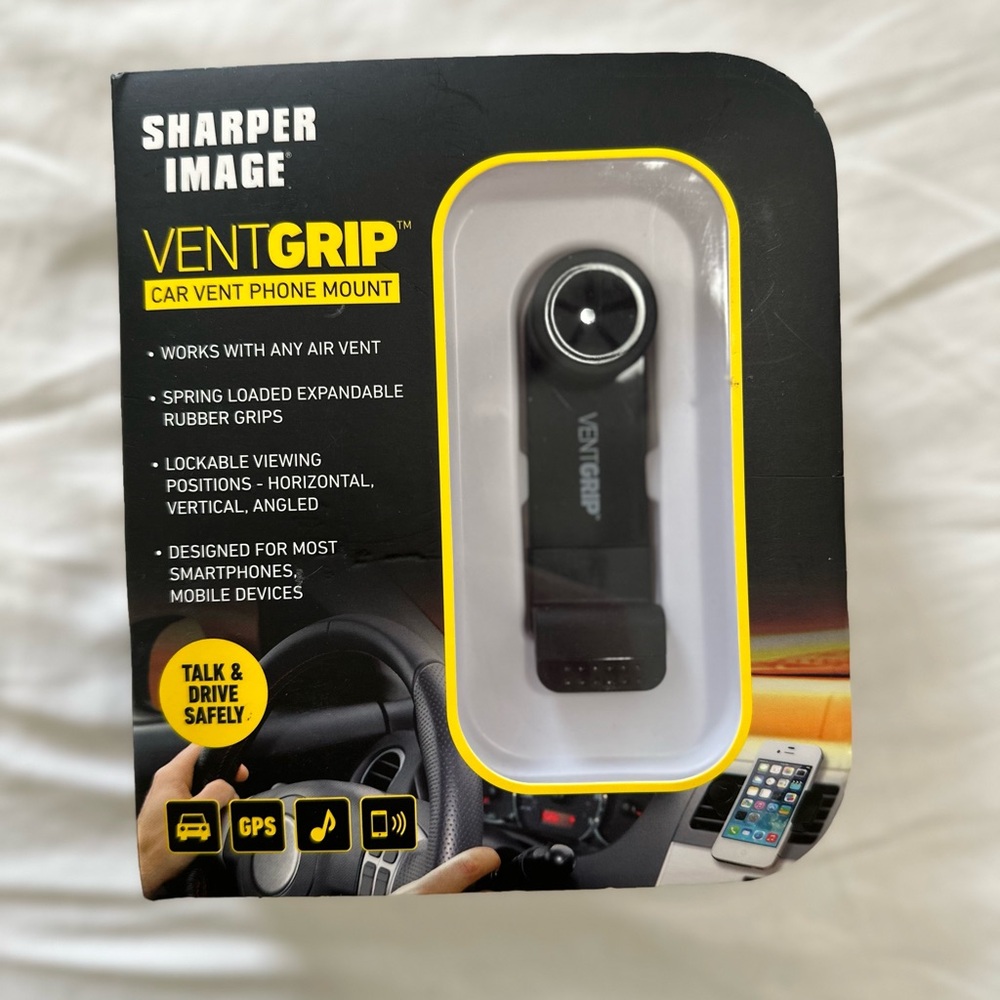 Sharper Image Cell Phone Vent Grip NEW